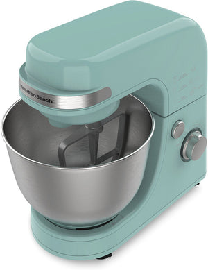 Hamilton Beach - 4 QT Aqua Blue 7 Speed Stand Mixer - 63387