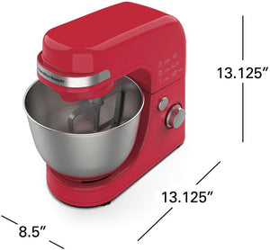 Hamilton Beach - 4 QT Red 7 Speed Stand Mixer - 63389G