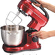 Hamilton Beach - 4 QT Red 7 Speed Stand Mixer - 63395G