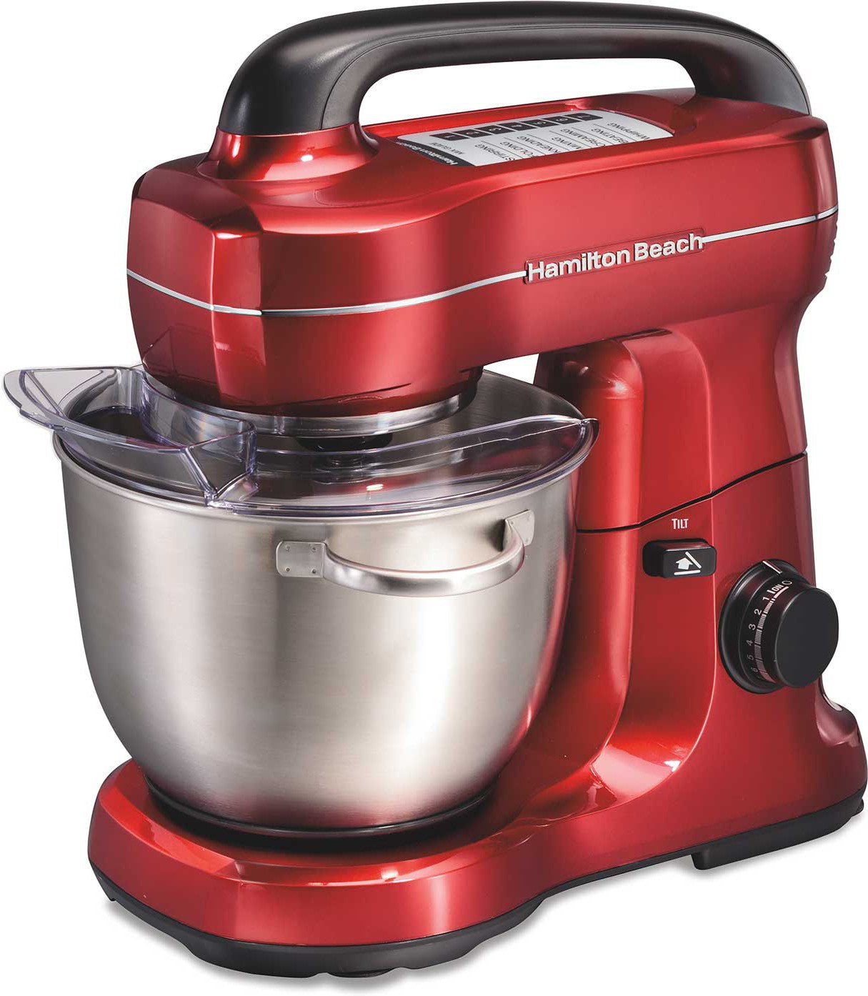 Hamilton Beach - 4 QT Red 7 Speed Stand Mixer - 63395G