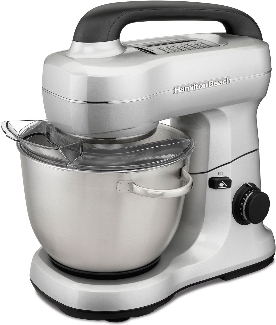 Hamilton Beach - 4 QT Silver 7 Speed Stand Mixer - 63392G