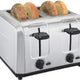 Hamilton Beach - 4 Slice Brushed Stainless Steel Toaster - 24910G