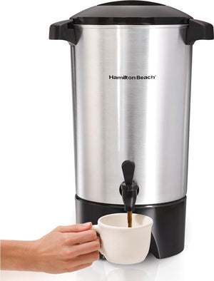 Hamilton Beach - 42 Cup Silver Coffee Urn - 40515CR