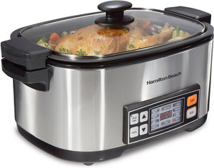 Hamilton Beach - 6 QT 9-in-1 Multi-Cooker/Rice Cooker - 33065