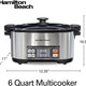 Hamilton Beach - 6 QT 9-in-1 Multi-Cooker/Rice Cooker - 33065