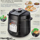 Hamilton Beach - 6 QT Multi Function Pressure Cooker Black - 34501C