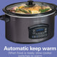 Hamilton Beach - 6 QT Programmable Defrost Slow Cooker - 33768G