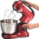 Hamilton Beach - 7 Speed 4 QT Metalic Red Stand Mixer - 63395