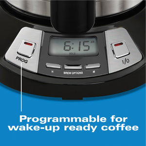 Hamilton Beach - 8 Cup Programmable Coffee Maker with Thermal Carafe - 46240C