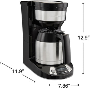 Hamilton Beach - 8 Cup Programmable Coffee Maker with Thermal Carafe - 46240C