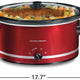 Hamilton Beach - 8 QT Slow Cooker Red - 33184