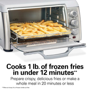 Hamilton Beach - Air Fryer Toaster Oven with Quantum Air Fry Technology - 31350G