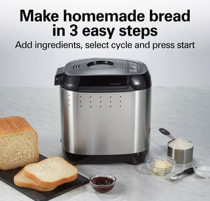 Hamilton Beach - Artisan Dough & Bread Maker Silver - 29985F