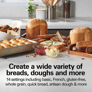 Hamilton Beach - Artisan Dough & Bread Maker Silver - 29985F