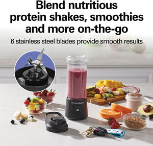 Hamilton Beach - Blend Now Portable Cordless Blender Black - 51180J