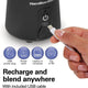 Hamilton Beach - Blend Now Portable Cordless Blender Black - 51180J