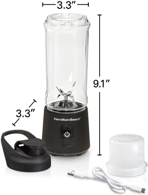 Hamilton Beach - Blend Now Portable Cordless Blender Black - 51180J