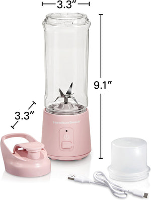 Hamilton Beach - Blend Now Portable Cordless Blender Rose - 51181J