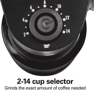 Hamilton Beach - Burr Coffee Grinder with 18 Grind Settings - 80385