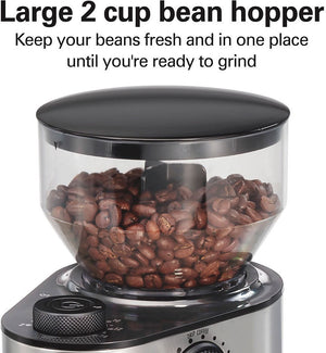 Hamilton Beach - Burr Coffee Grinder with 18 Grind Settings - 80385