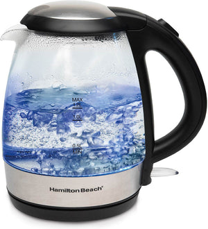 Hamilton Beach - Compact 1.2 L Glass Kettle - 40931C