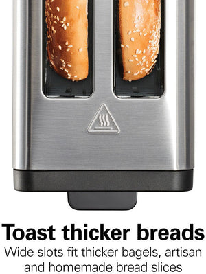 Hamilton Beach - Contemporary 2 Slice Toaster with Wide Slots - 22997FG