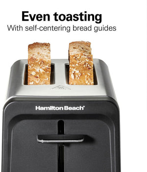 Hamilton Beach - Contemporary 2 Slice Toaster with Wide Slots - 22997FG