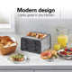 Hamilton Beach - Contemporary 4 Slice Toaster - 24997F