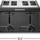 Hamilton Beach - Contemporary 4 Slice Toaster - 24997F