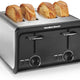 Hamilton Beach - Contemporary 4 Slice Toaster - 24997F