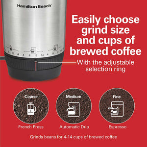 Hamilton Beach - Custom Grind Coffee Grinder - 80406