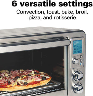 Hamilton Beach - Digital & Convection Toaster Oven with Rotisserie - 31190C