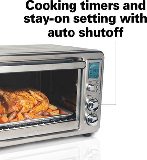 Hamilton Beach - Digital & Convection Toaster Oven with Rotisserie - 31190C