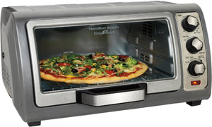 Hamilton Beach - Easy Reach Toaster Oven with Roll Top Door - 31126D