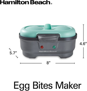 Hamilton Beach - Egg Bites Maker 2 Egg Capacity Teal - 25506