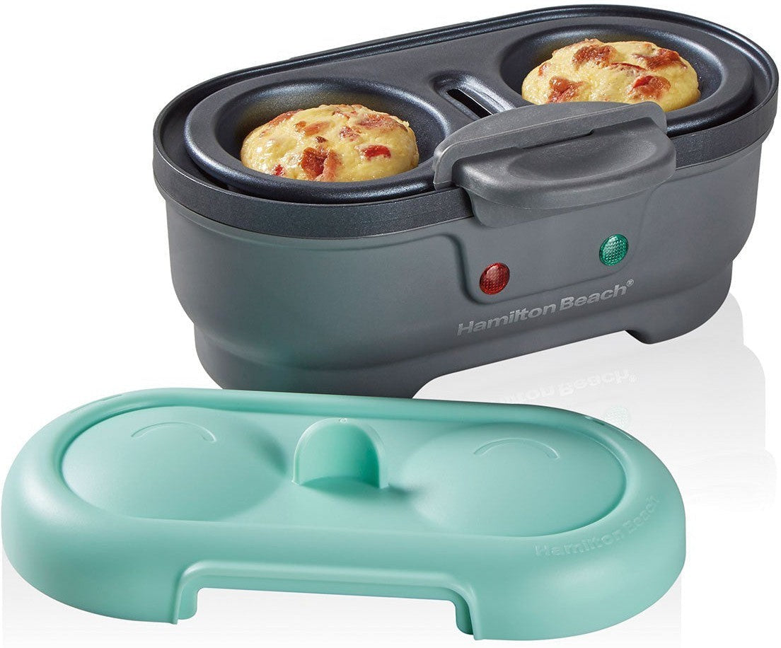 Hamilton Beach - Egg Bites Maker 2 Egg Capacity Teal - 25506