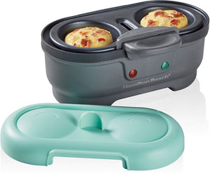 Hamilton Beach - Egg Bites Maker with Hard-Boiled Eggs Insert Teal - 25511