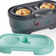 Hamilton Beach - Egg Bites Maker with Hard-Boiled Eggs Insert Teal - 25511