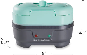 Hamilton Beach - Egg Bites Maker with Hard-Boiled Eggs Insert Teal - 25511