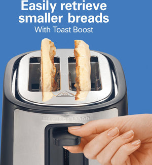 Hamilton Beach - Extra Wide Slot 2 Slice Bagel Toaster - 22633G