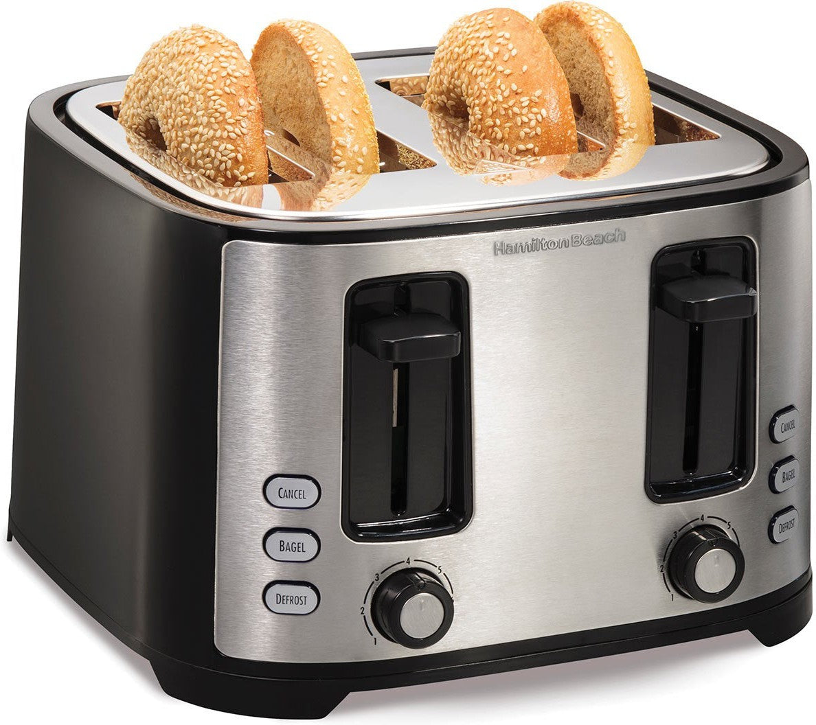 Hamilton Beach - Extra Wide Slot 4 Slice Toaster - 24633G