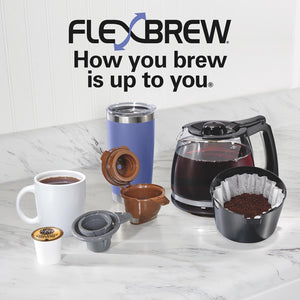 Hamilton Beach - FlexBrew Trio Coffee Maker with 40 Oz Reservoir - 49904C