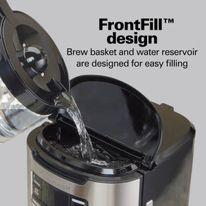 Hamilton Beach - FrontFill 14 Cup Programmable Coffee Maker - 46390