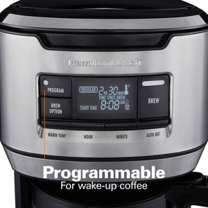 Hamilton Beach - FrontFill 14 Cup Programmable Coffee Maker - 46390