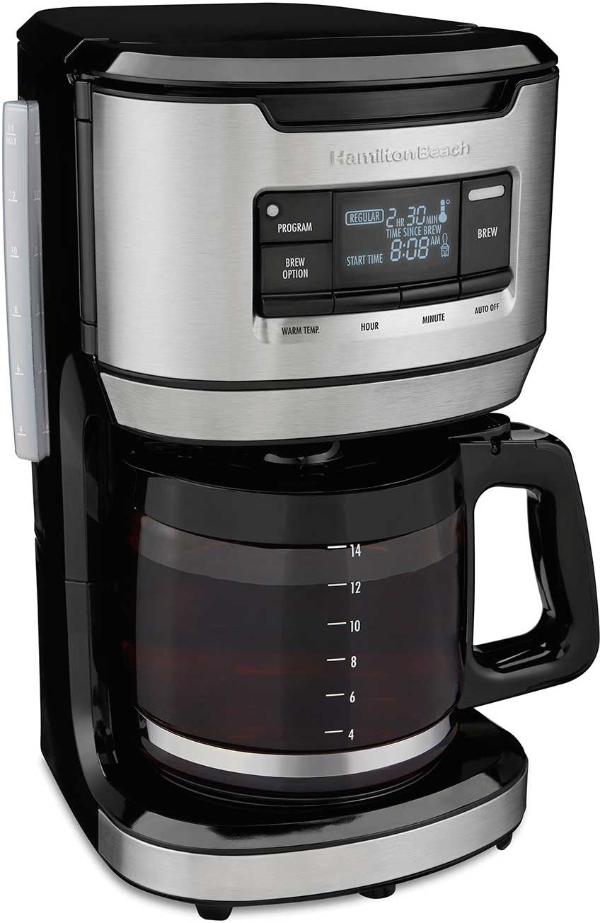 Hamilton Beach - FrontFill 14 Cup Programmable Coffee Maker - 46390