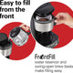 Hamilton Beach - FrontFill 5 Cup Compact Coffee Maker With Glass Carafe - 46111