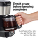 Hamilton Beach - FrontFill 5 Cup Compact Coffee Maker With Glass Carafe - 46111