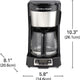 Hamilton Beach - FrontFill 5 Cup Compact Coffee Maker With Glass Carafe - 46111