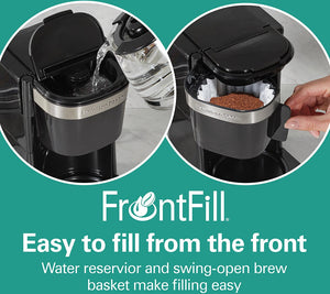 Hamilton Beach - FrontFill Mini Brew 5 Cup Switch Coffee Maker - 46112