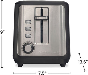 Hamilton Beach - Gourmet 2 Slice Toaster with Sure-Toast Technology - 22996G